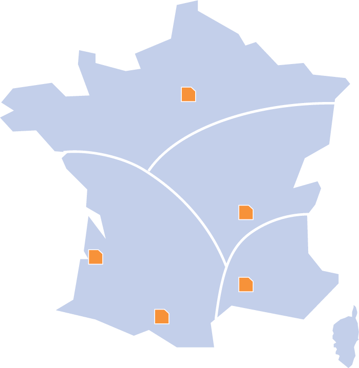KP1 bâtiment - les agences en France